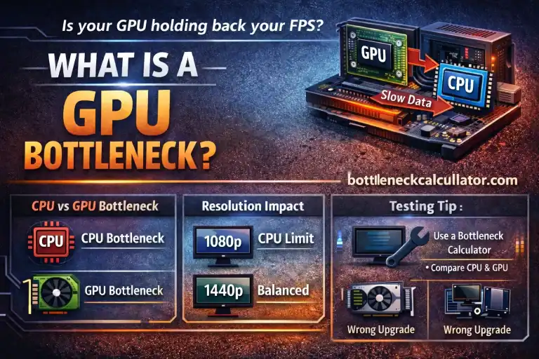 What is a GPU bottleneck explained with CPU vs GPU performance and resolution impact